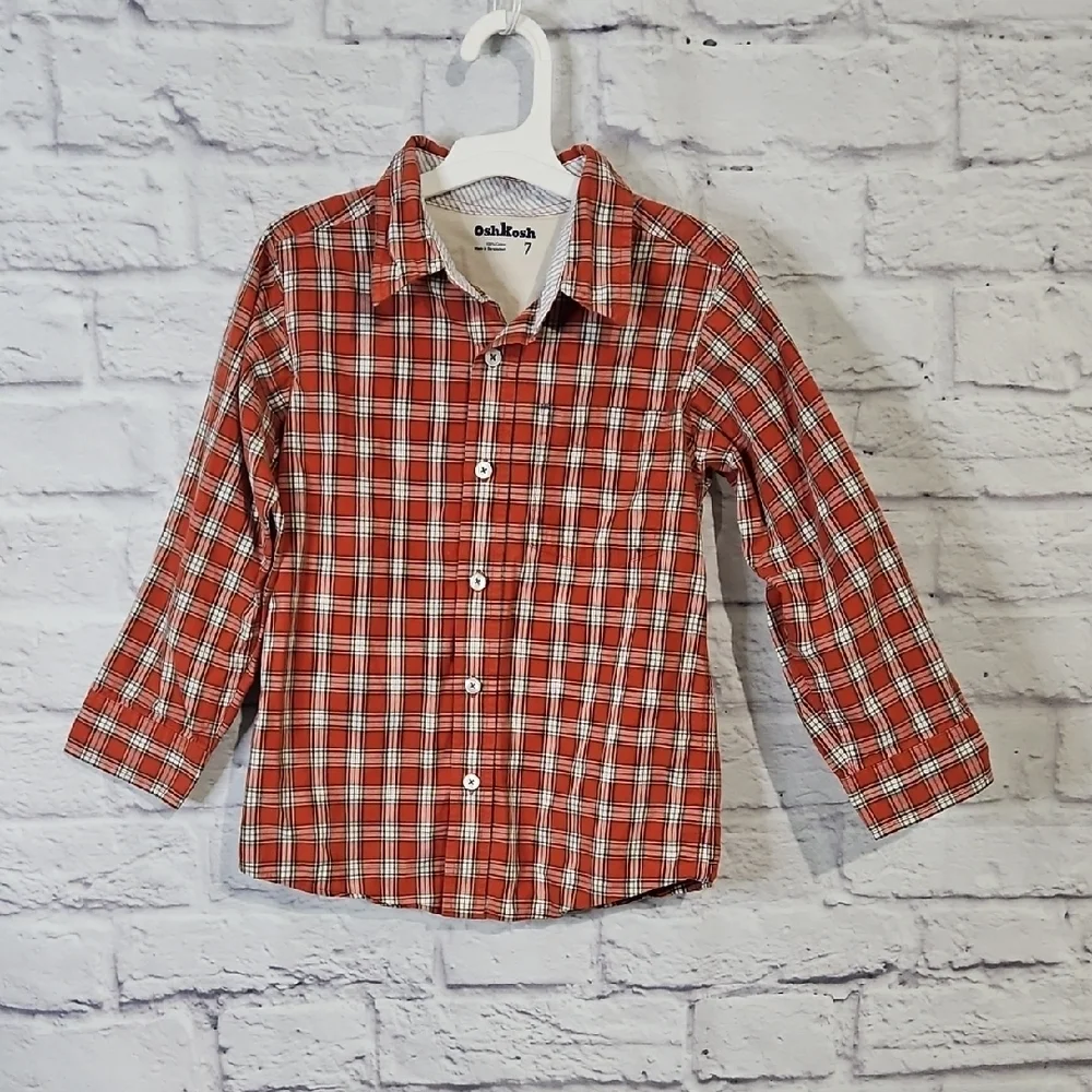 OshKosh B'gosh Kids Plaid Button-Up Shirt